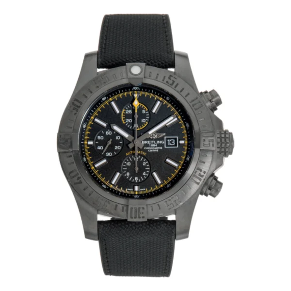 Breitling Super Avenger II Black Steel M133711A/BF30 Replica