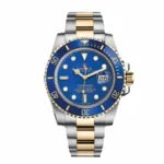 Rolex Submariner Date Two Tone Blue Dial 16613 Replica
